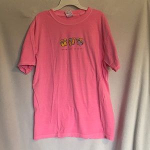 Hot pink Mackinac island tee shirt